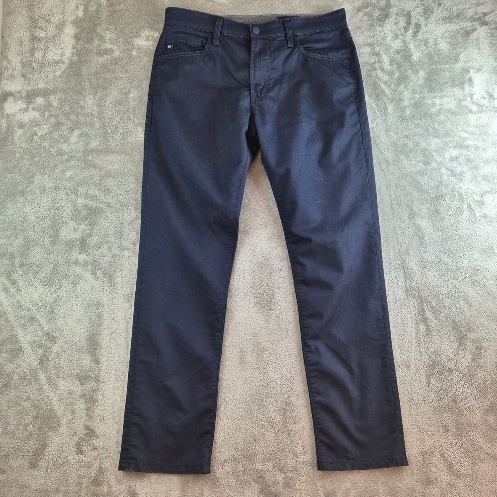 Adriano Goldschmied AG Tellis Pants 32x34 (fits 32x60) Navy Blue Modern Slim